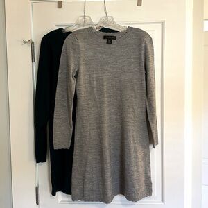 2 Tahari mid length sweater dresses